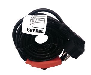 Kabel grzewczy przewód grzejny 4m z termostatem KERBL